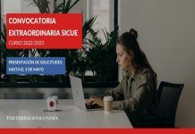 Plazas vacantes SICUE 2022/2023. Convocatoria Extraordinaria. Convocatoria extraordinaria sicue salamanca 2022 2023