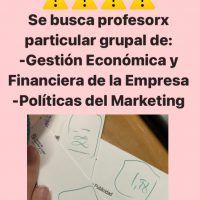 Busco profesorx particular Marketing y Publicidad
