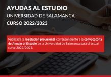 La USAL publica la resolución provisional de Ayudas al Estudio 2022/2023 Ayudas al estudio de la universidad de salamanca curso 2022 2023