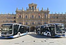 Alerta de una estafa en redes sociales sobre el transporte urbano de autobús en Salamanca autobús salamanca bus precio 2025