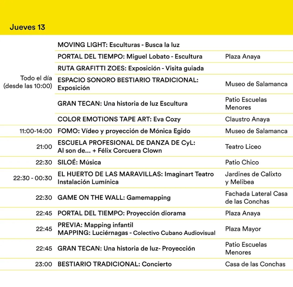 FÀCYL SALAMANCA 2024 PROGRAMA