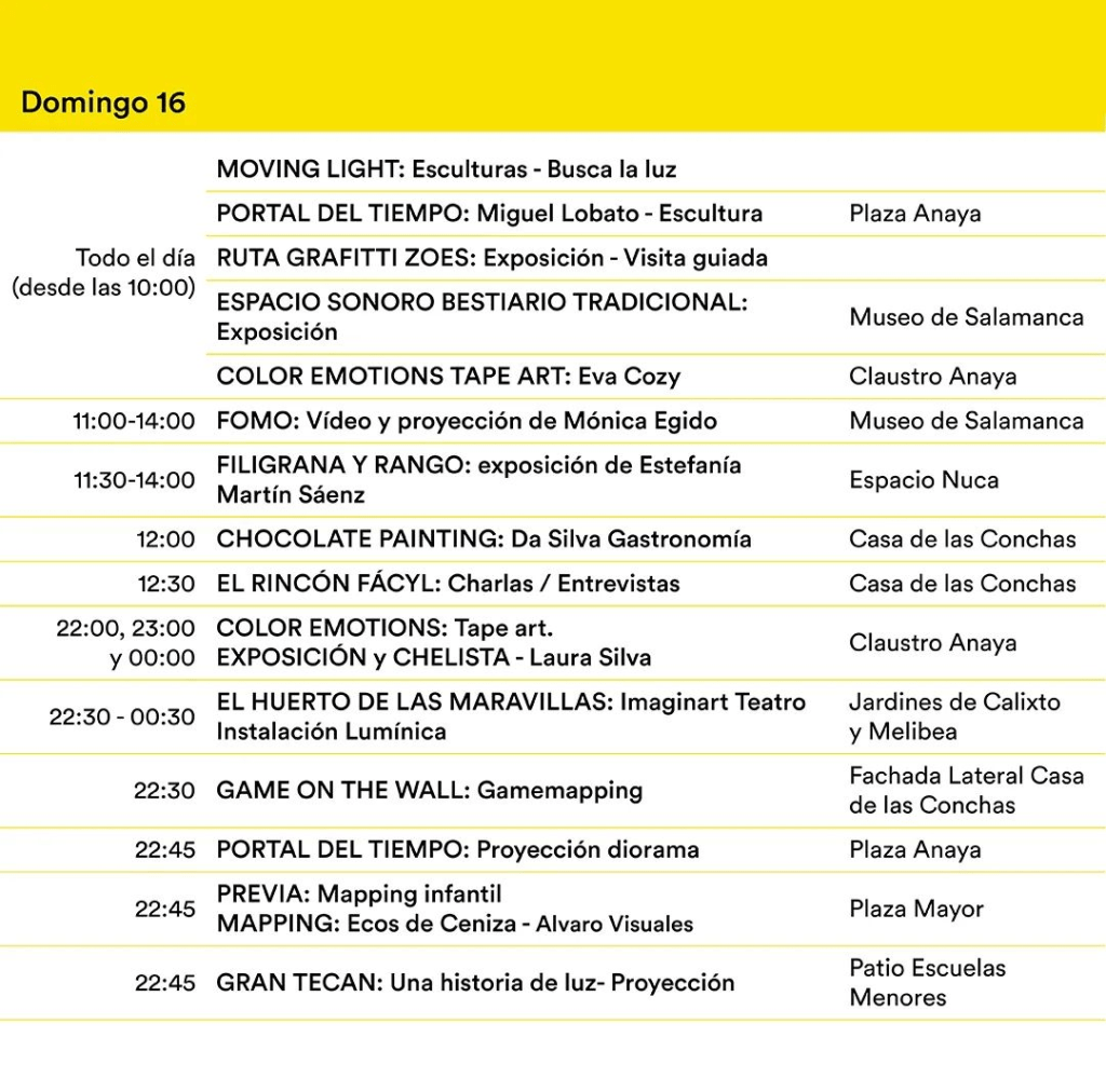FÀCYL SALAMANCA 2024 PROGRAMA