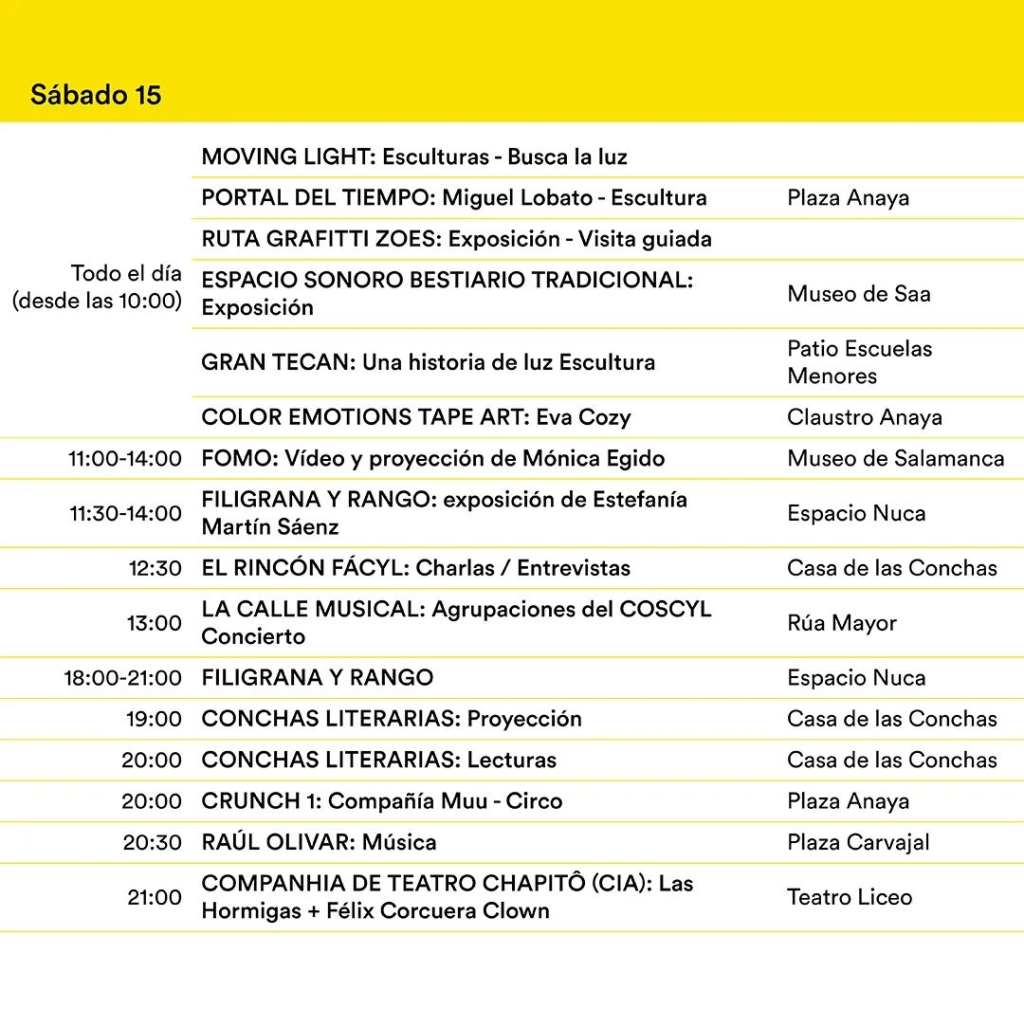 FÀCYL SALAMANCA 2024 PROGRAMA