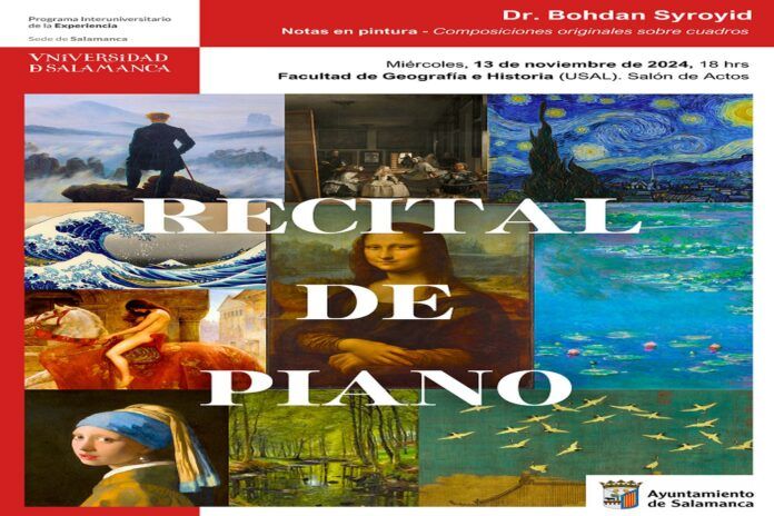 La Facultad de Geografía e Historia acoge el recital del compositor y pianista Bohdan Syroyid La Facultad de Geografía e Historia acoge el recital del compositor y pianista Bohdan Syroyid
