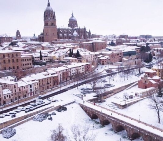 Estado de las carreteras en Salamanca hoy: situación del tráfico por la borrasca Kristin Salamanca nevada nieve