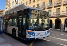 El Ayuntamiento de Salamanca presenta el precio del bus urbano para 2025 bus urbano Salamanca Gran Vía