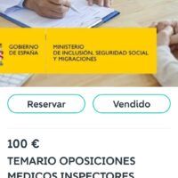 TEMARIO OPOSICIONES MEDICO INSPECTOR INSS