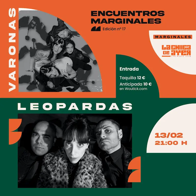 Varonas + Leopardas 13 febrero 2026 La Chica de Ayer Salamanca
