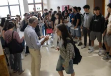 La PAU 2026 arranca en el distrito de Salamanca con normalidad Examen PAU EBAU aula estudiante clase universidad 2026