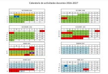 La Universidad de Salamanca presenta el calendario académico 2026/2027 Calendario universidad salamanca 2026 2027